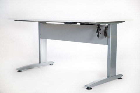 Biurko elektryczne 501-15 w kolorze srebrnym Biurko elektryczne 501-15 w kolorze srebrnym