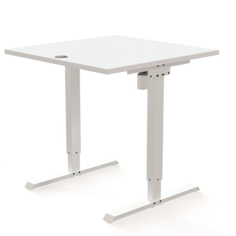 Biurko z elektryczną regulacją wysokości 501-20, 80x80 cm Biurko z elektryczną regulacją wysokości 501-20, 80x80 cm
